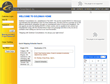 Tablet Screenshot of goldman-consol.com